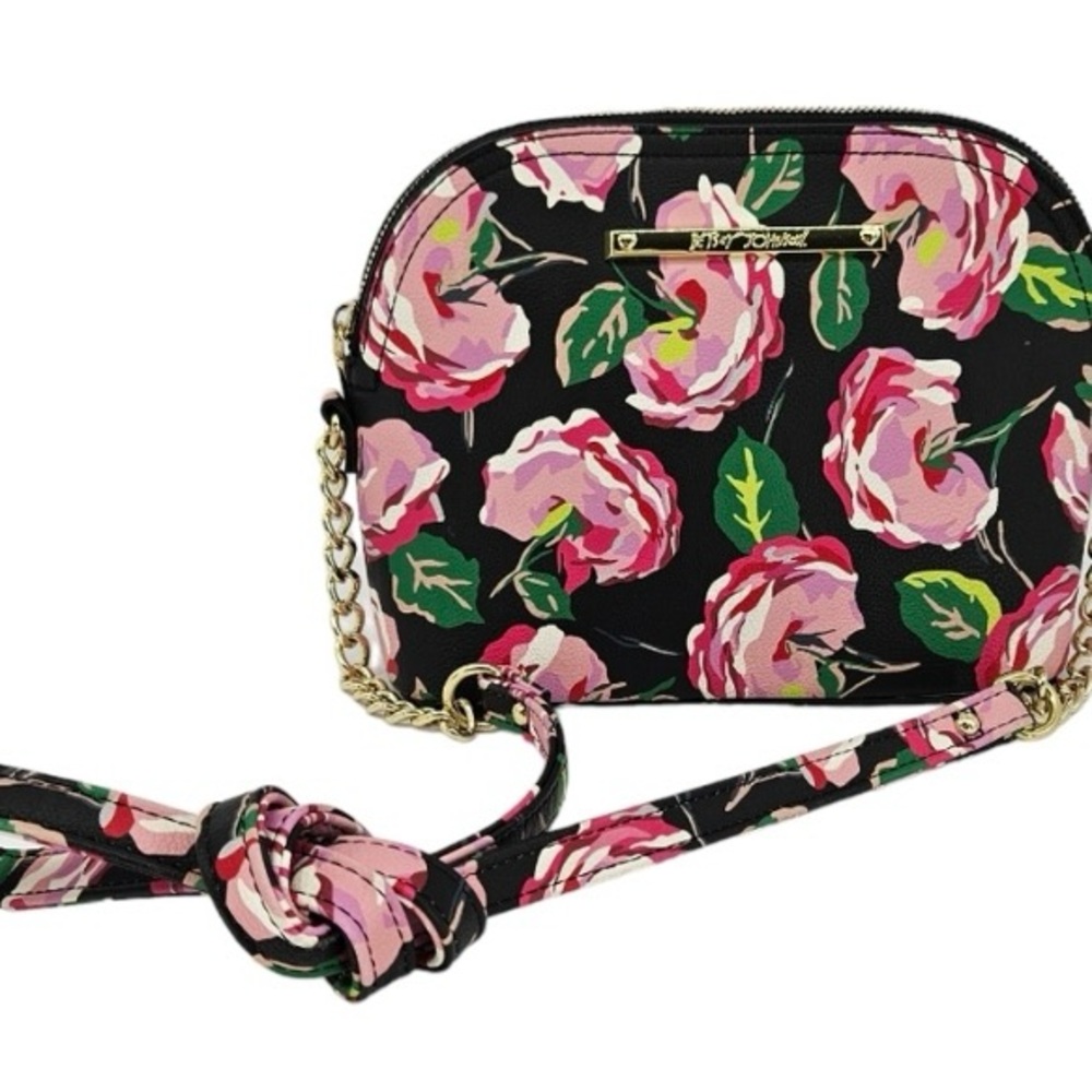 Betsy Johnson Floral crossbody purse